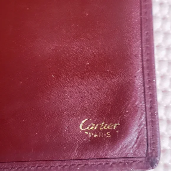 Cartier Leather Bifold Long Wallet